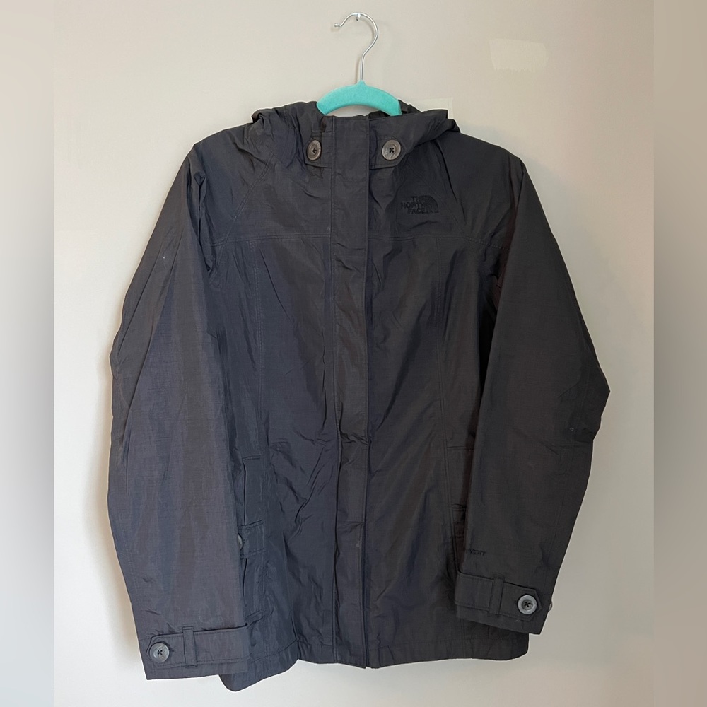 Ladies The North Face button detail Rain jacket